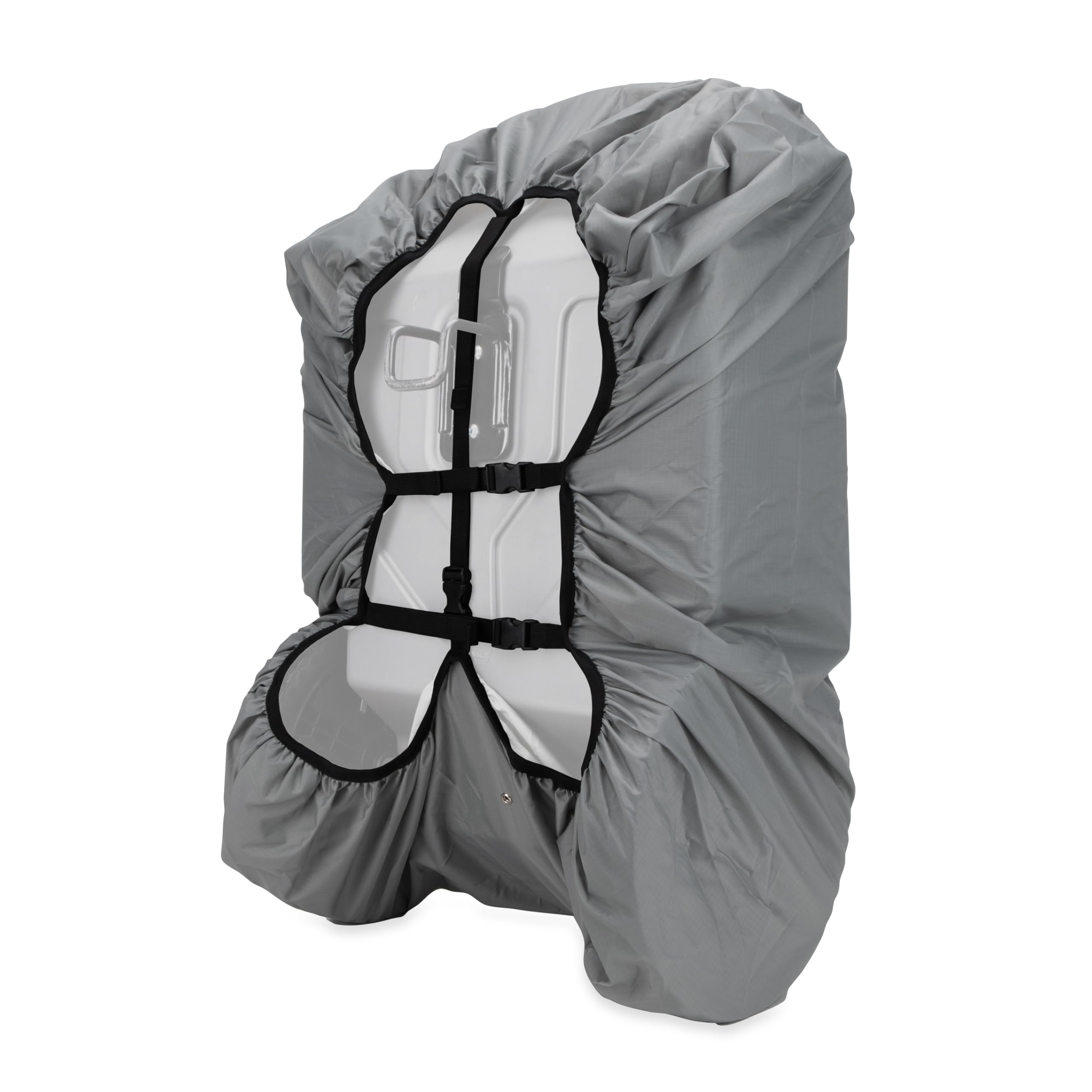 Camco Rhino RV Tote Tank Cover - Fits Tote Tanks Up to 40" (L) x 20" (W) x 12.5" (H) - Compatible w/15 &amp; 21-Gallon Rhino Tote Tanks (39000 &amp; 39002) - Gray, Nylon (39018)
