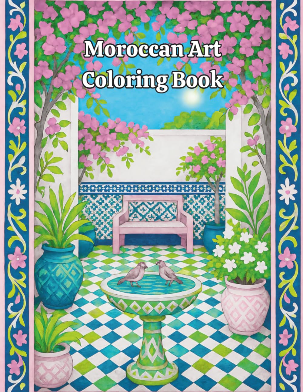 Moroccan Art Coloring Book: Morocco Culture and Festivities Coloring Book