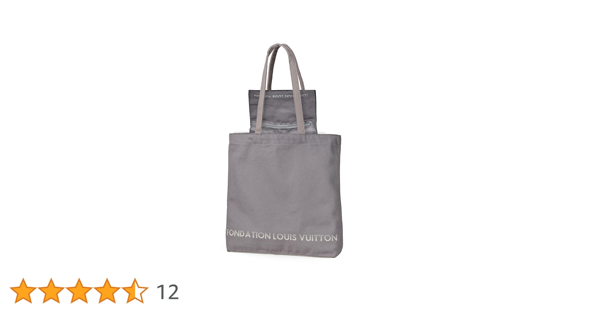 ⭐︎新品⭐︎ FONDATION LOUIS VUITTON グレー トートバッグ フォンダシオンルイヴィトン FONDATION LOUIS VUITTON ルイヴィトン