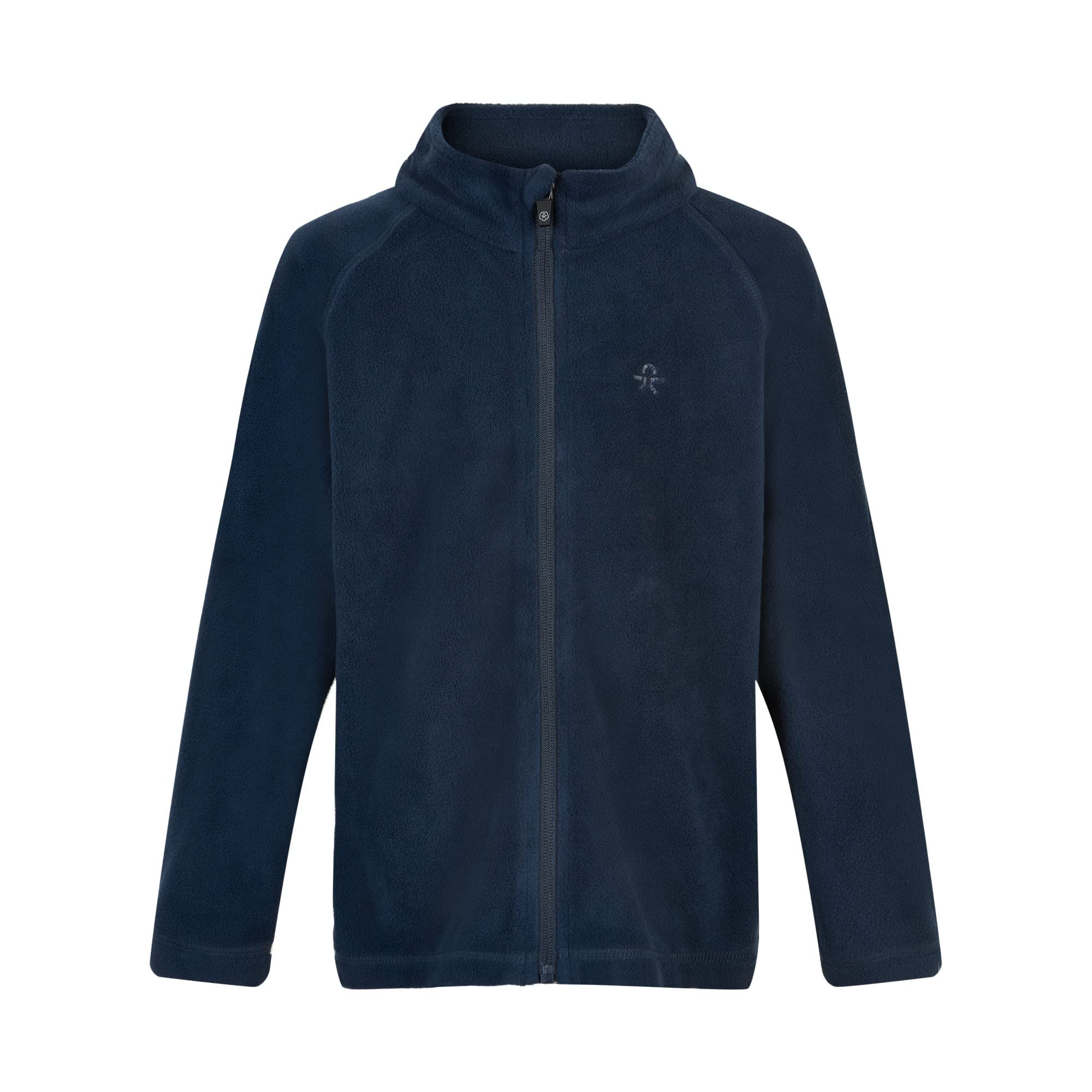 Color Kids Chaqueta de forro polar para niños con cremallera completa 2
