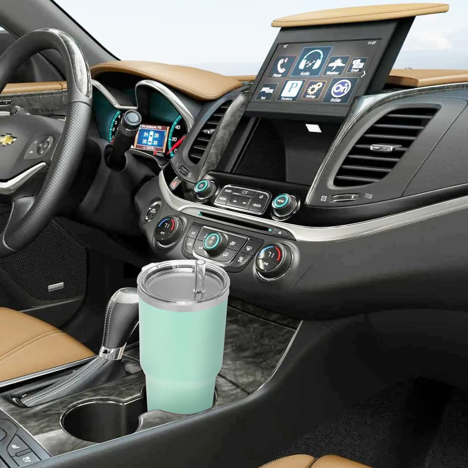 20 oz Spill Proof Lid With Straw,Replacement Straw Lids Compatible for YETI Rambler 16 oz Pint, 20 oz Tumbler, 24 oz Mug, 25 oz Mug, BPA Free and Shatter-proof Travel Straw Top Lids Cover - Image 8