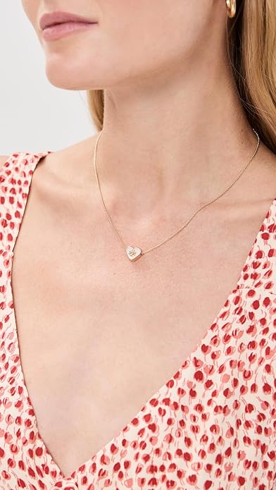 Amazon.com: Tory Burch Women's Kira Heart Pendant Necklace