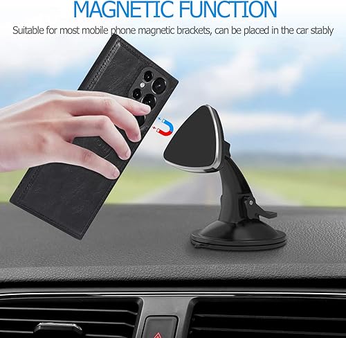 Miniatura 7 de Asuwish Funda de teléfono para Samsung Galaxy S22 Ultra 5G Wallet Funda desmontable con protector de pantalla de vidrio templado y soporte para