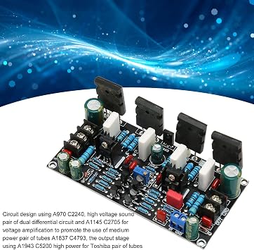 Digital Power Amplifier Board 200W High Power A1943 C5200 Mono Power Amplifier Board Speaker DIY