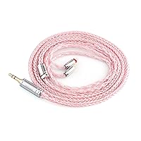 Vista 11 de Linsoul Tripowin Zonie cable SPC para auriculares de 16 núcleos, chapado en plata
