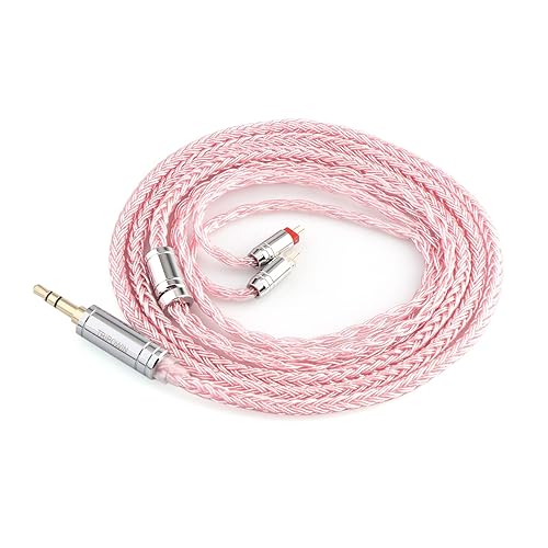 Miniatura 12 de Linsoul Tripowin Zonie - Cable IEM de 16 núcleos chapados en plata, cables mejorados para auriculares SPC de 1.25m para ZS10 PRO 2 AS10 PRO ZSN PRO