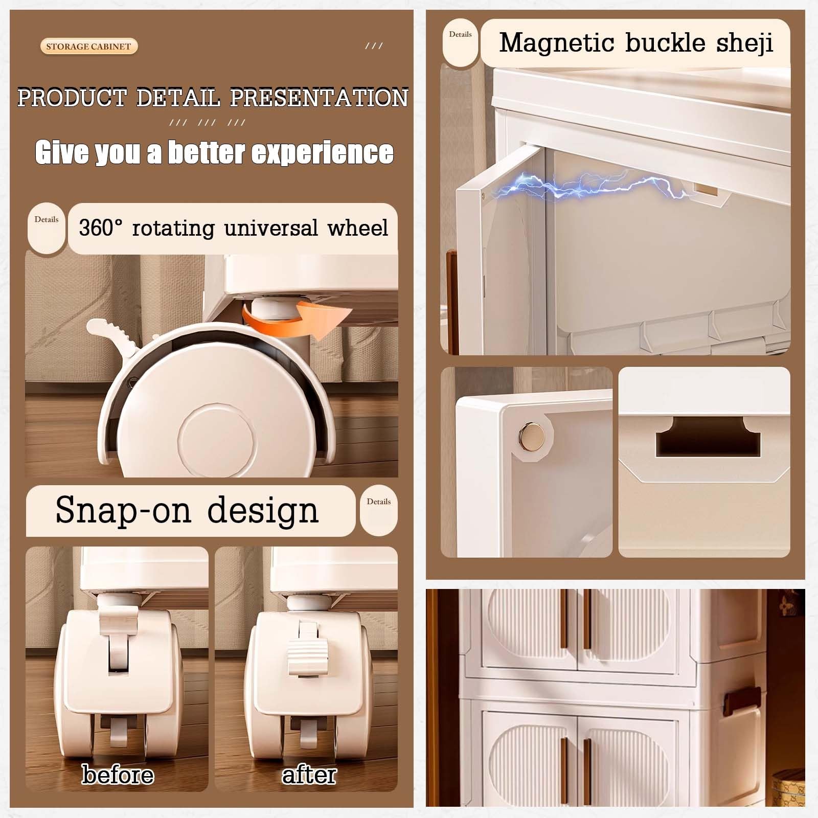 Scatola Di Archiviazione In Plastica, Contenitori Ribaltabili, Contenitore Con Coperchi, Grandi Scatole Di Archiviazione Pieghevoli, Ottimo Per Camera Da Letto, Soggiorno, Ufficio, Cucina E Campeggio