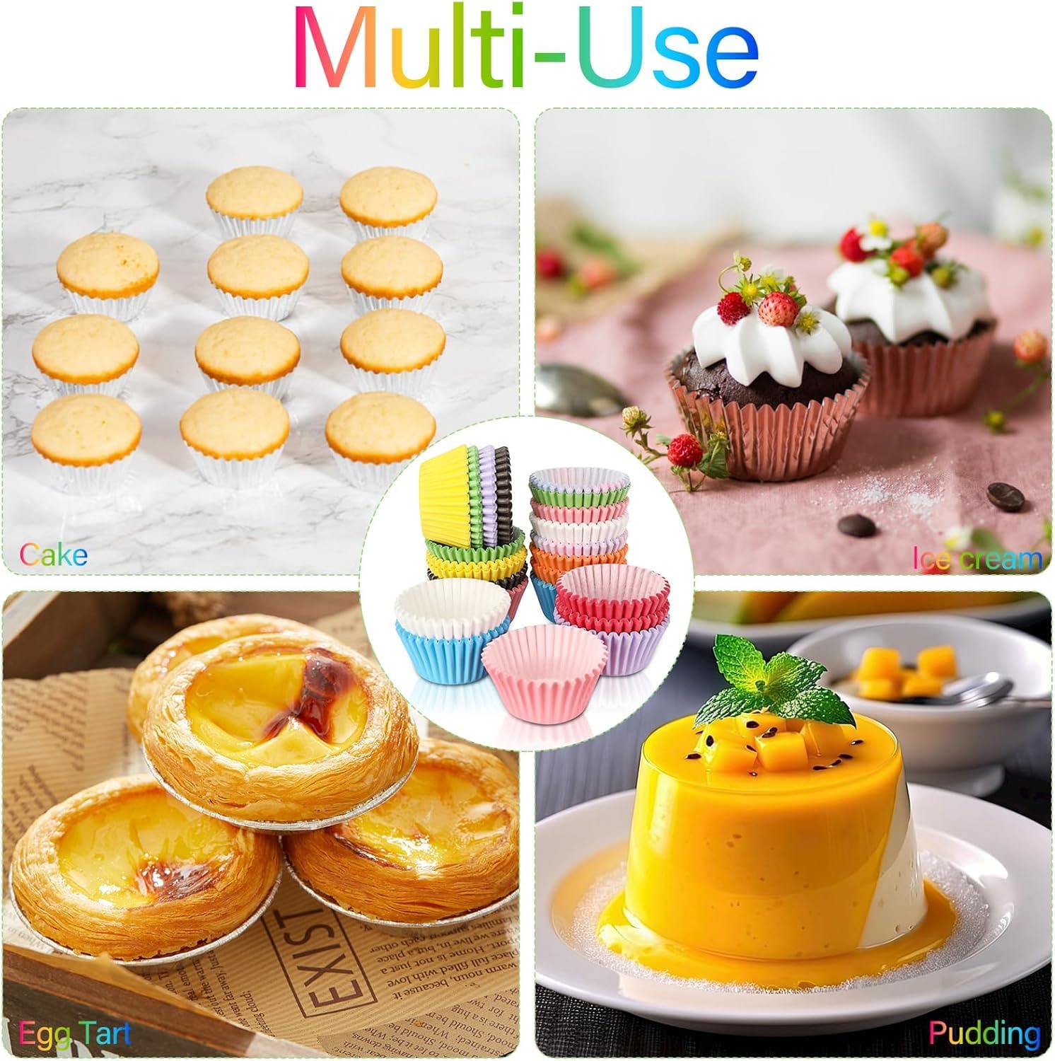 Pirottini in carta per muffin Super 5cm in offerta
