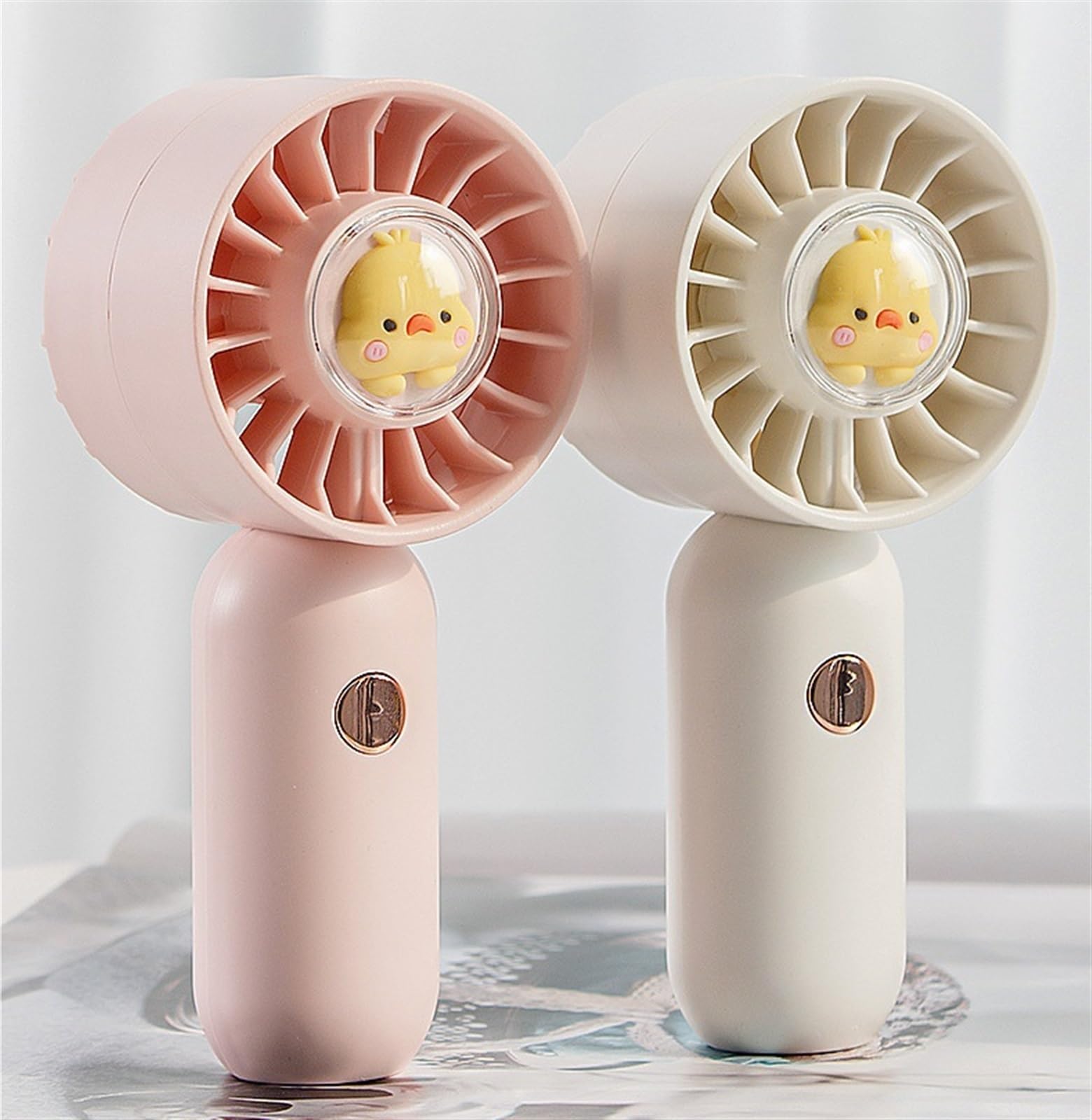 Mini ventilateur portable – Chargement USB sans fil, ventilateur de bureau vert pour la maison, les voyages et le bureau – Solution de refroidissement personnelle compacte et légère