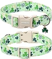 Vista 84 de DOGWONG Collar de perro Airtag de algodón y cáñamo, collar resistente para perros con soporte para Airtag, collares verdes para perros pequeños