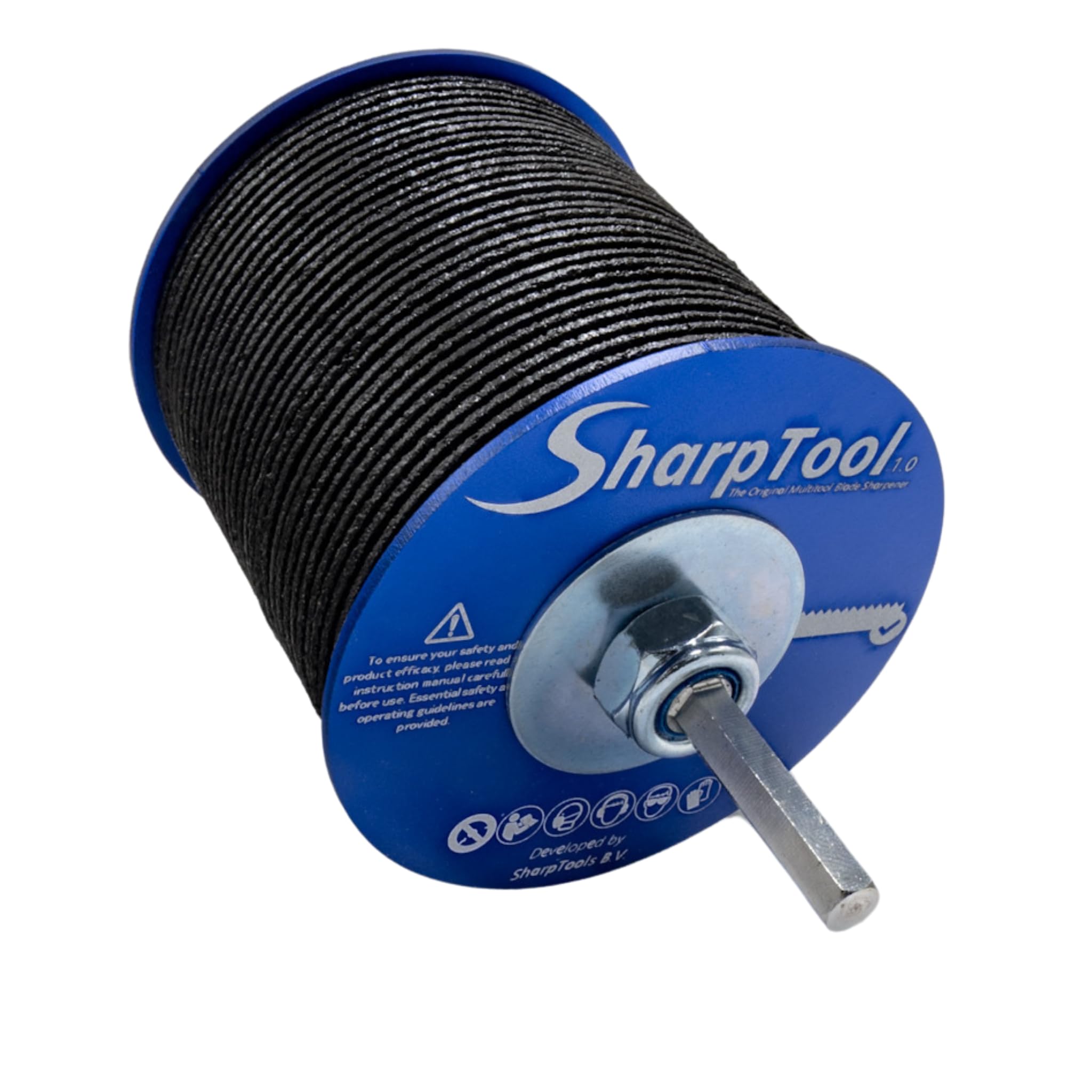 SharpTool 1.0 XL Lama Affilatrice per Multitool - Accessorio per Utensili Oscillanti Multifunzione per Affilare Lame da Taglio a Immersione - Affilatore per Lame da Trapano - 68 mm