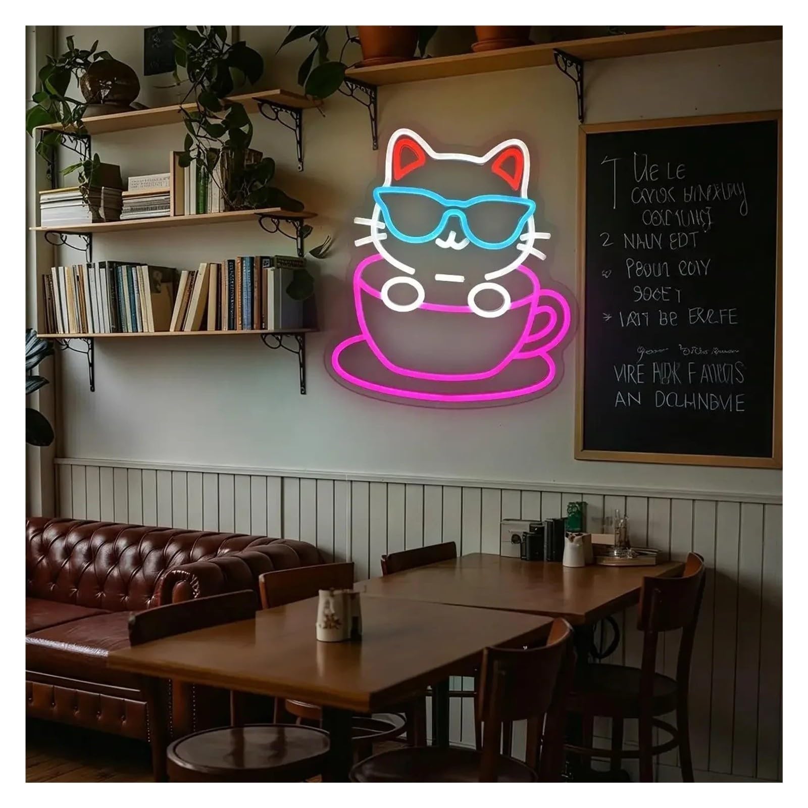 Insegna al Neon Insegna Al Neon Del Gatto Boba