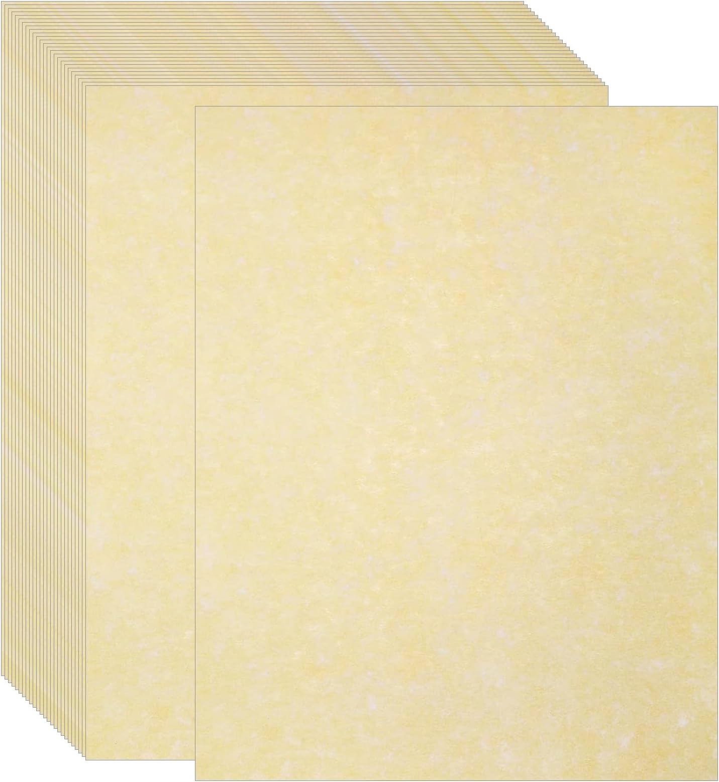 Acidea 100 Sheets Old Age Parchment Paper, 180GSM Thickened A4 Printed Parchment Papers, Vintage Antique Textured Double Side Printing Parchment Paper for Certificates, Resume, Diploma, Writing