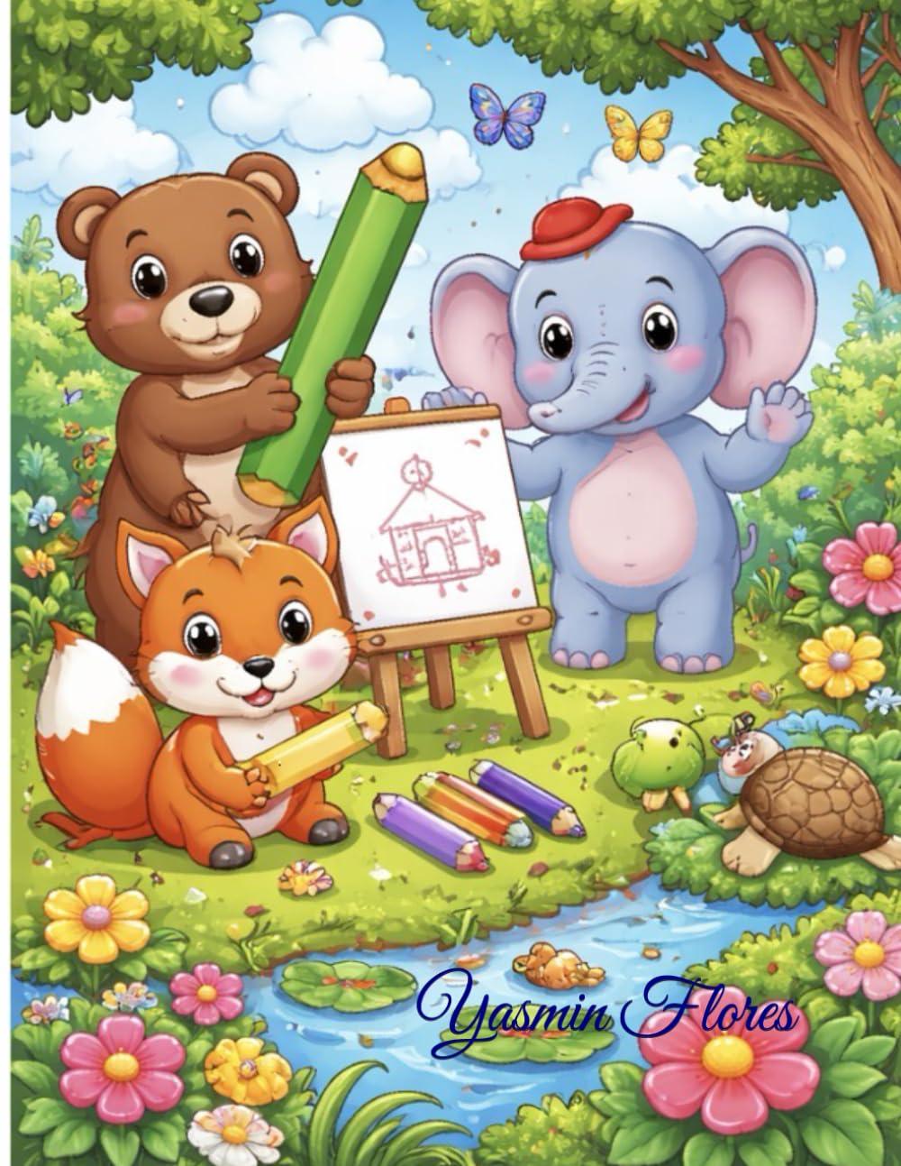 My First A–Z Coloring & Tracing Book