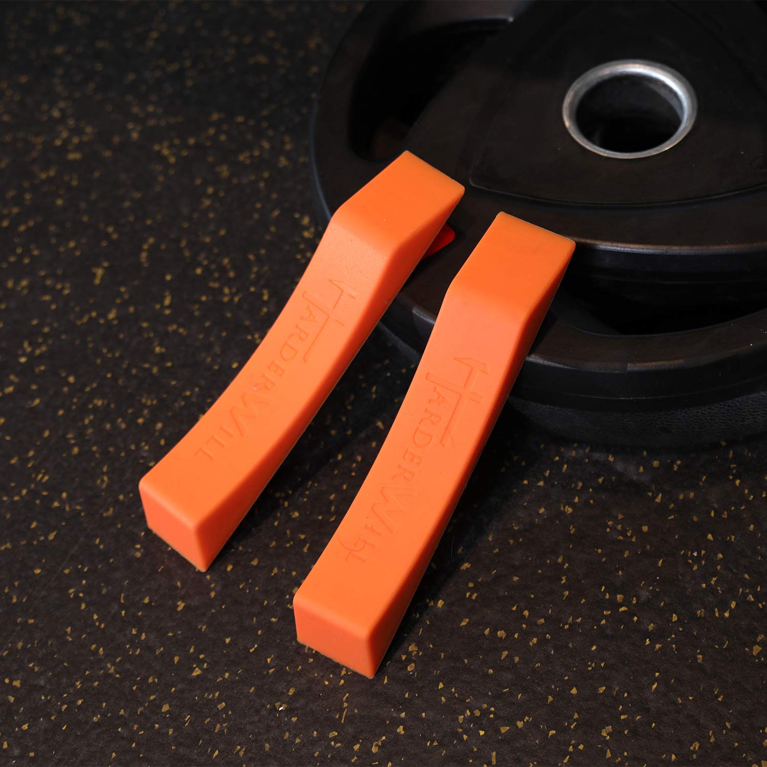 Paire De Plaques De Poids Pour Deadlift - Alternative à Un Jack - Orange - Neuf Sous Emballage