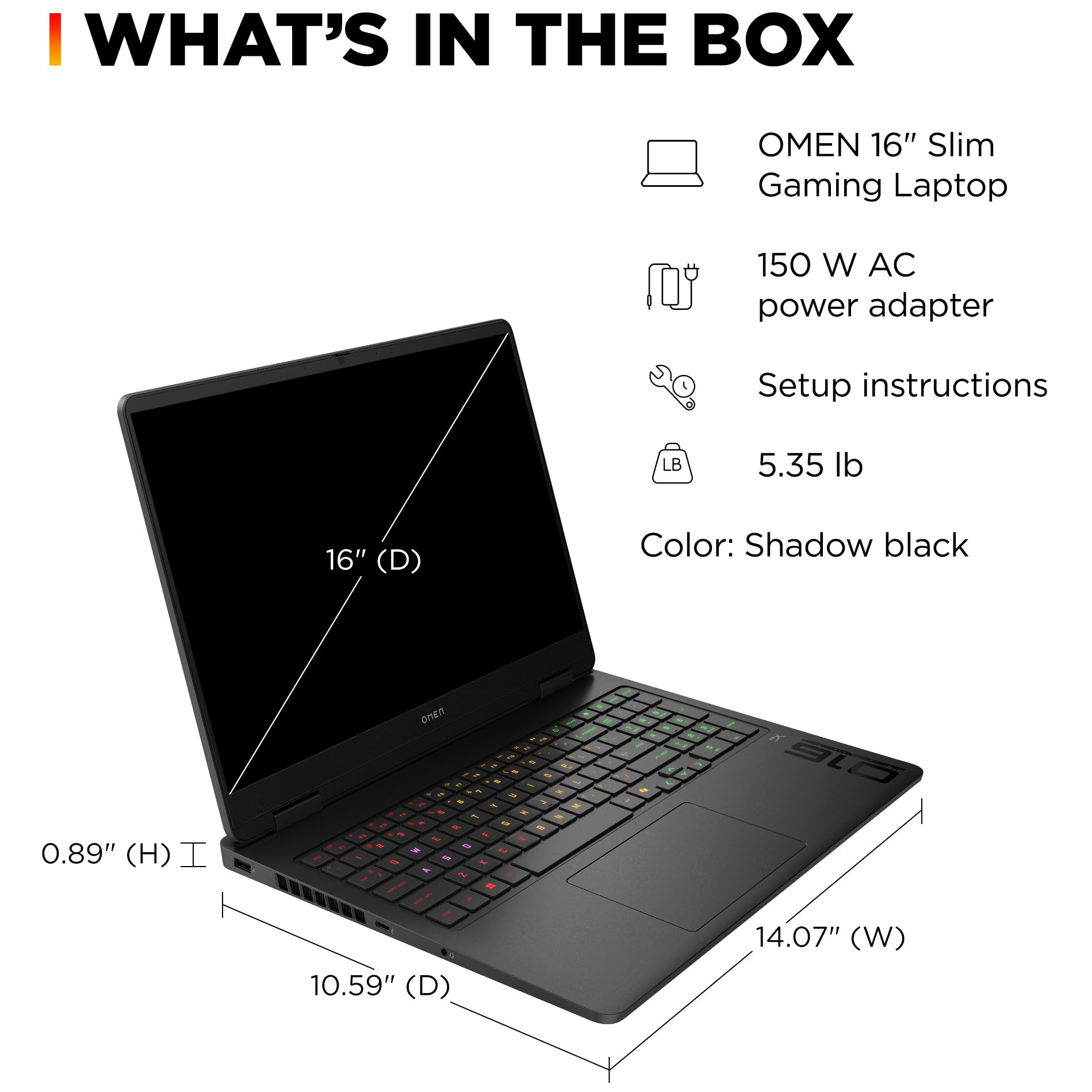 Amazon.co.jp: HP OMEN 16インチ 144Hz WUXGA スリムゲーミングノート