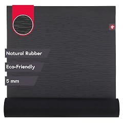 Manduka eKO Yoga Mat - 5mm Natural Rubber Eco-Friendly Soft Textured Surface Natural Next-to-Skin Feel