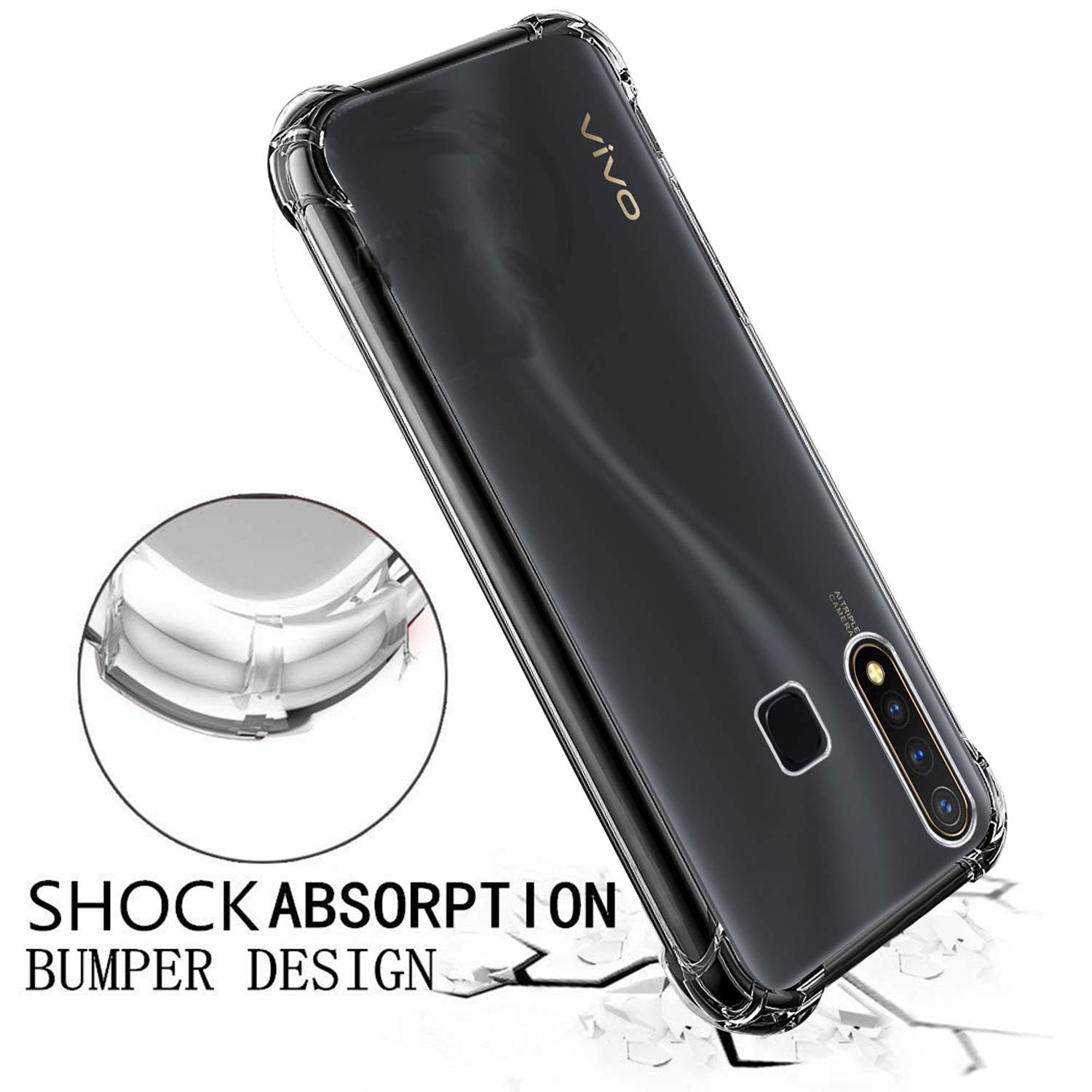 Tecno Spark 5 Pro Back Cover - Transparent -4