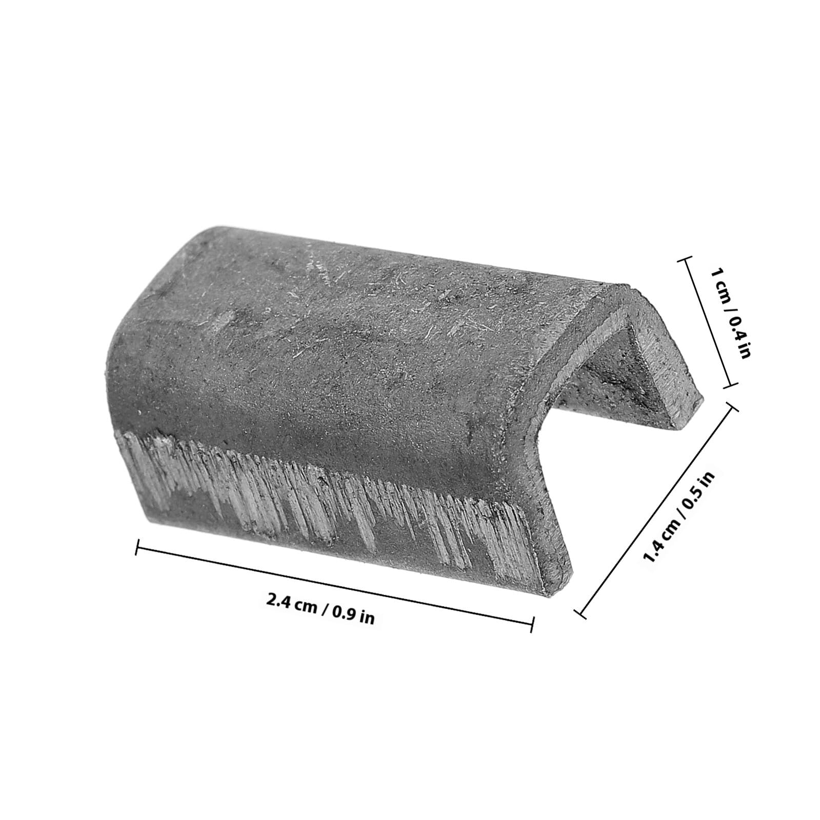 Hohopeti 10 Pezzi Clip in Ferro per Attrezzi da Giardino, Fermo Sicuro per Manici e Martello, Accessorio Versatile per Giardinaggio in Cortile