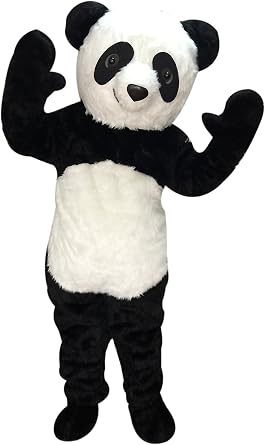Panda Mascot Costume Adult Size for Halloween Birthday Party Sports Event | Easter celebrations, school events, spring festivals, community activities, holiday entertainment, photo opportunities