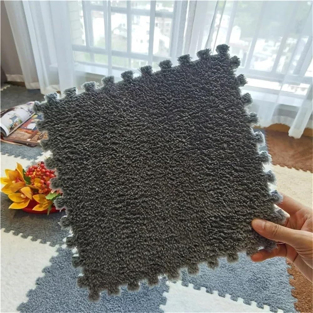 20 szt. Miękki dywan, antypoślizgowa, odporna na wstrząsy mata do ćwiczeń sportowych, puzzle z pianki EVA Ciepła mata podłogowa 30 * 30 cm(Gray)