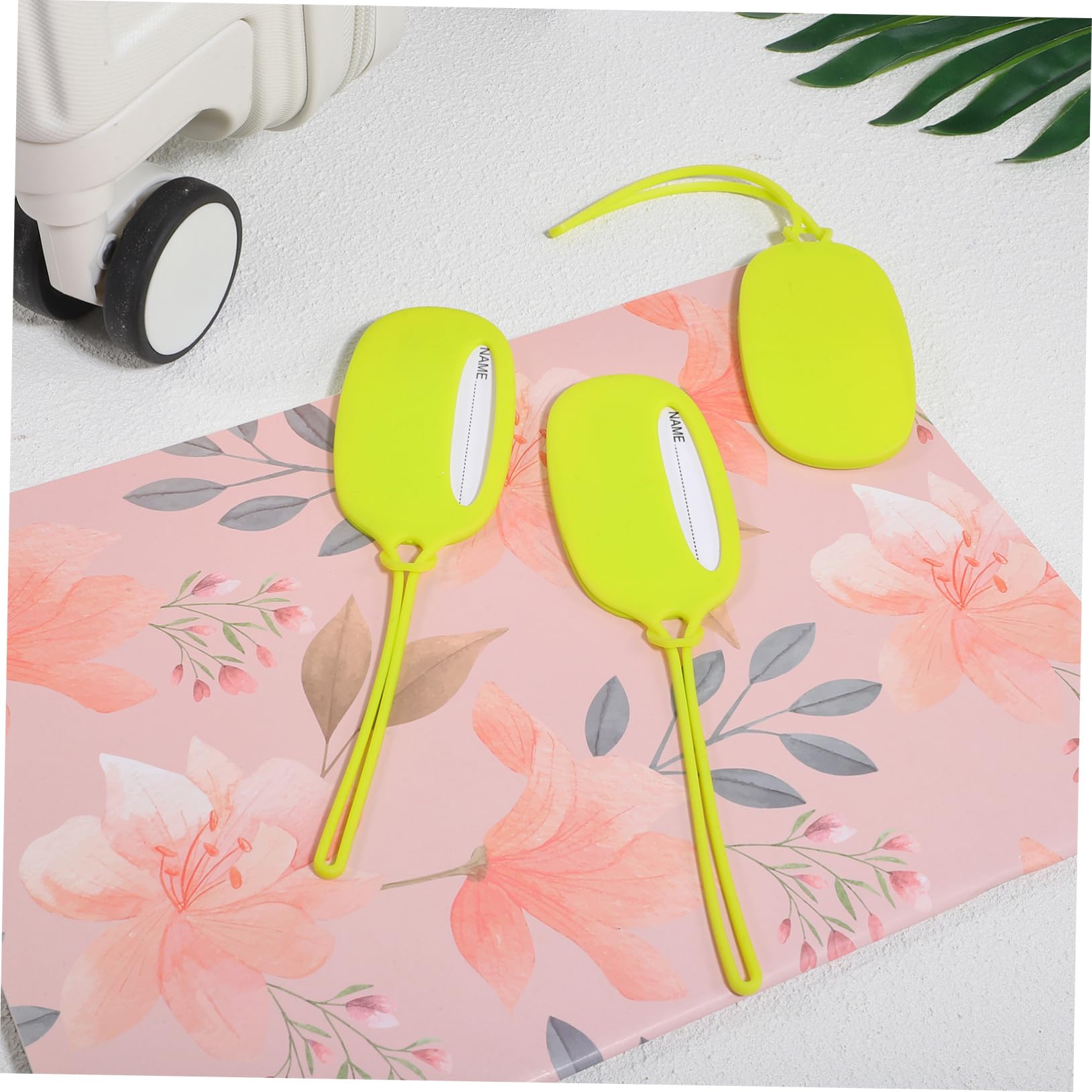 LIFKOME 15pezzi Pz Etichette Per Valigie Silicone Targhette Per Bagagli Colorate e Resistenti Per Valigie Borse e Passeggini Facili Da Usare e Personalizzabili