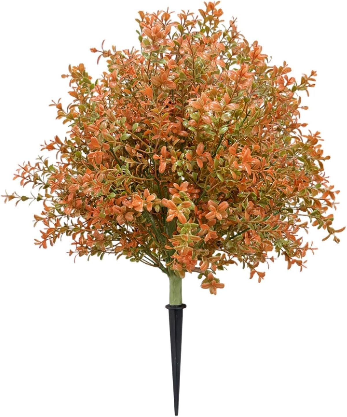 predolo Artificial Topiary Tree Faux Shrub Entryway Home Decor Porch Fake Fall Plant
