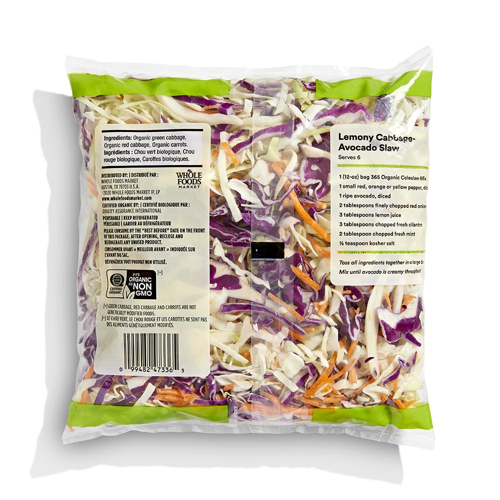 365 by Whole Foods Market Organic Coleslaw Mix 12 Ounce — view 2