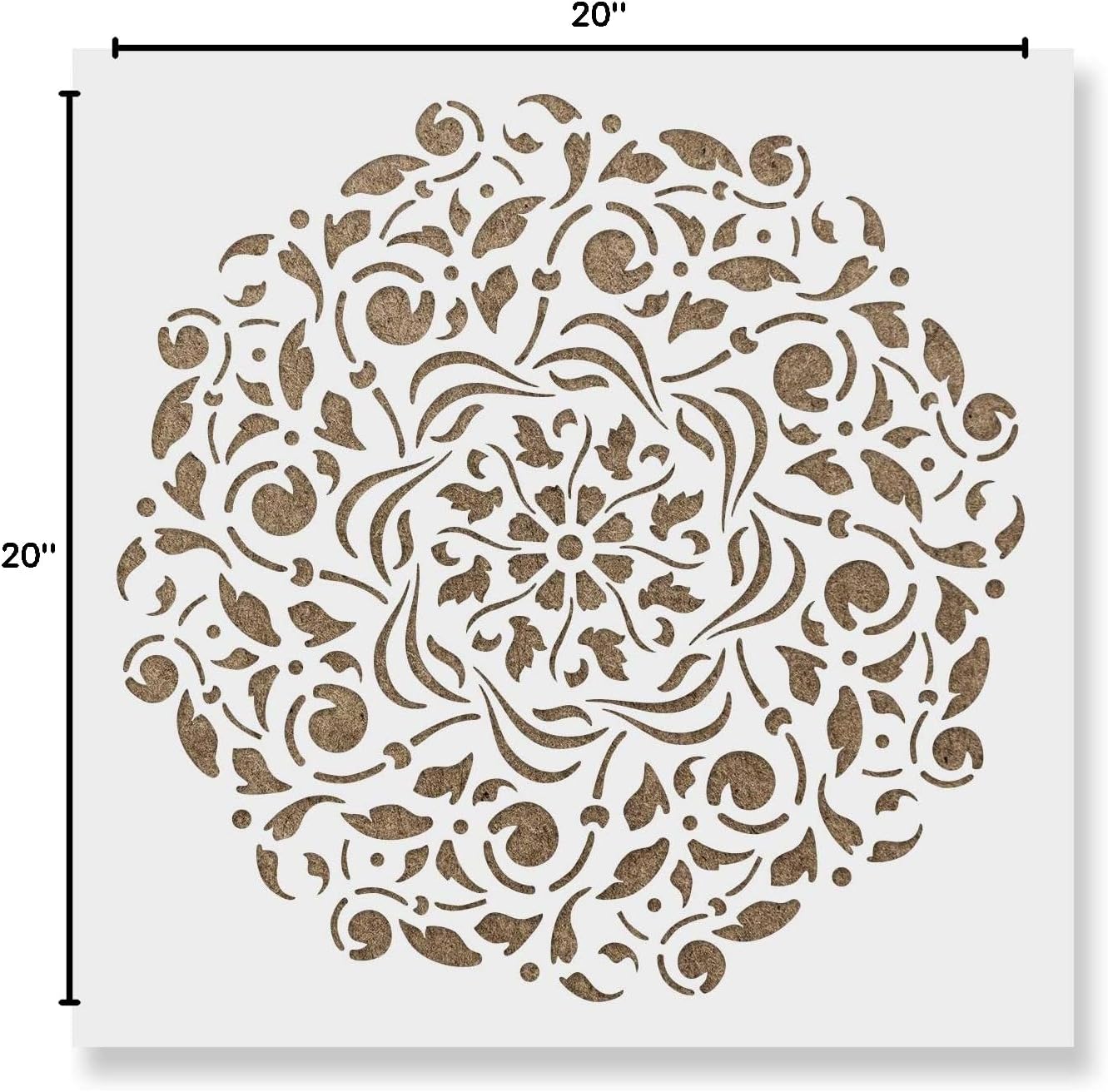 Scheele Mandala Stencil - Mandala Stencil DIY, Stencil Mandalas, Design Tranquil Mandala Patterns with Ease