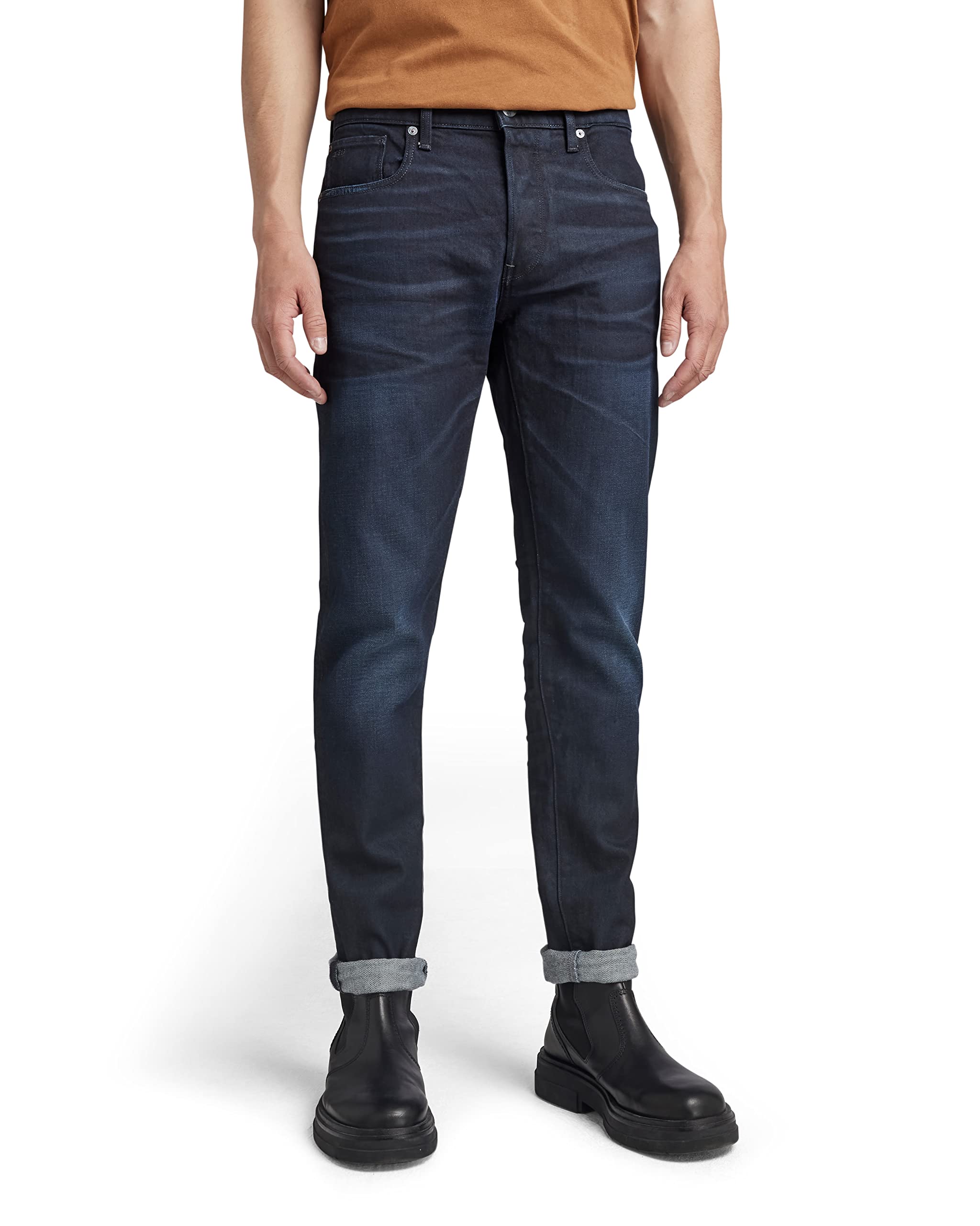 G-Star Men's 3301 Slim style Jeans, Blue (worn in naval blue cobler 51001-B767-D351), 28W / 30L