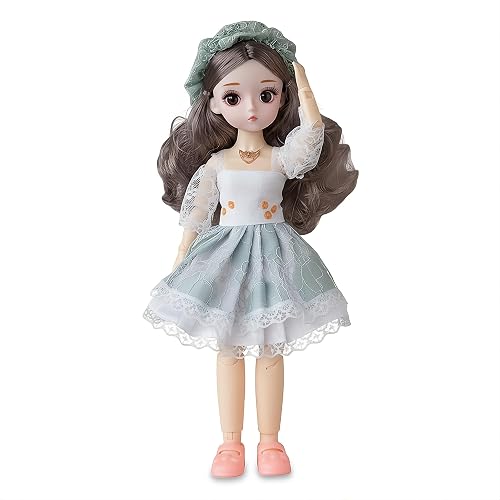 X14 Store 12 Inch Princess Fashion Doll for Girls | Baby Doll with Soft Hair & Movable Hands Legs Head | Party Dress Doll Toy for Kids | Random Clothes | Pack of 1