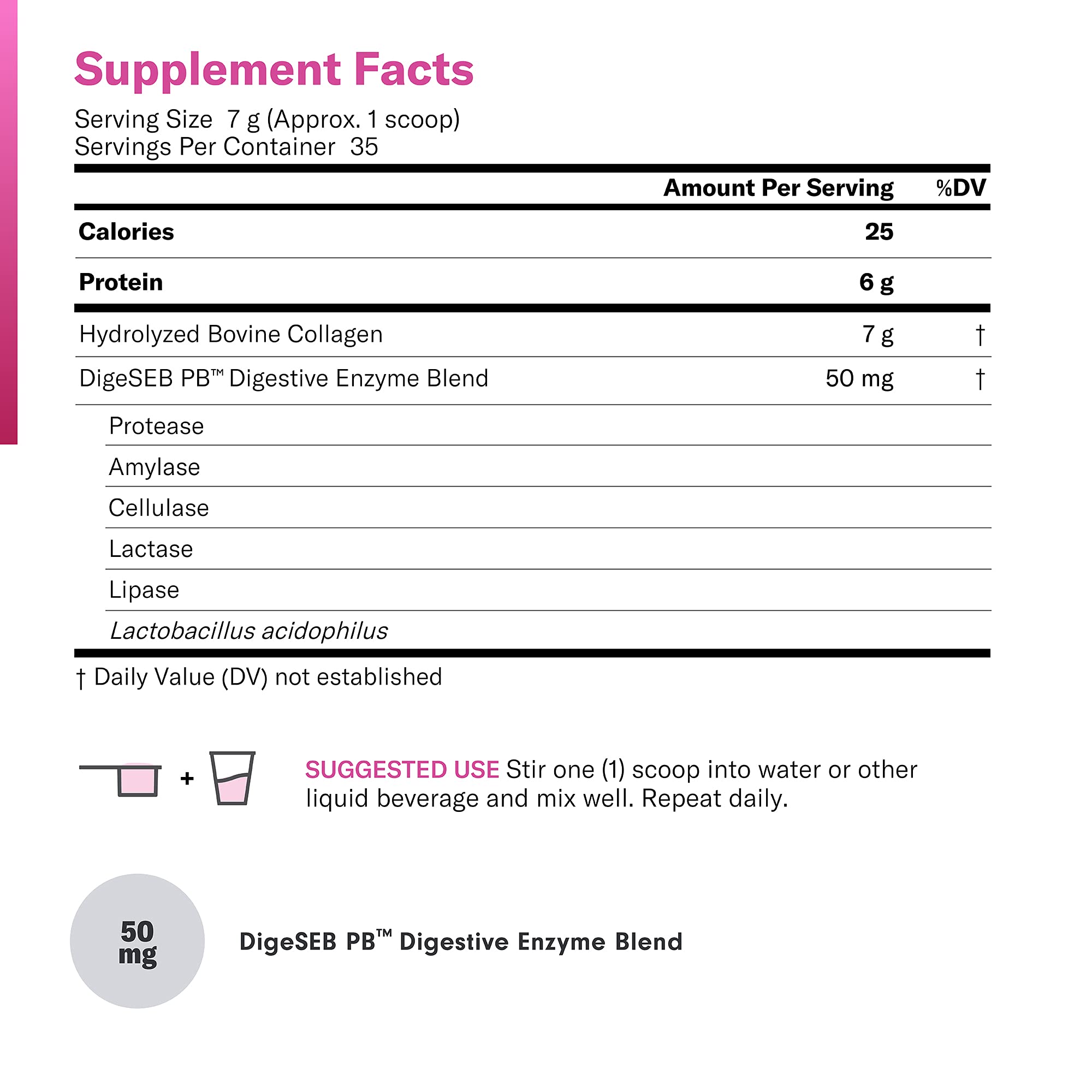 Collagen Peptides Powder Enhanced Absorption Supports Hair, Skin, Nails, Joints and Post