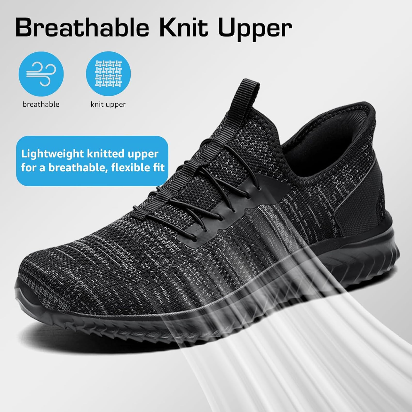 Zapatillas Casual para Hombre Slip On Calzados Deportivo Zapatos de Running Transpirable Ligero Zapatillas de Caminar — view 5