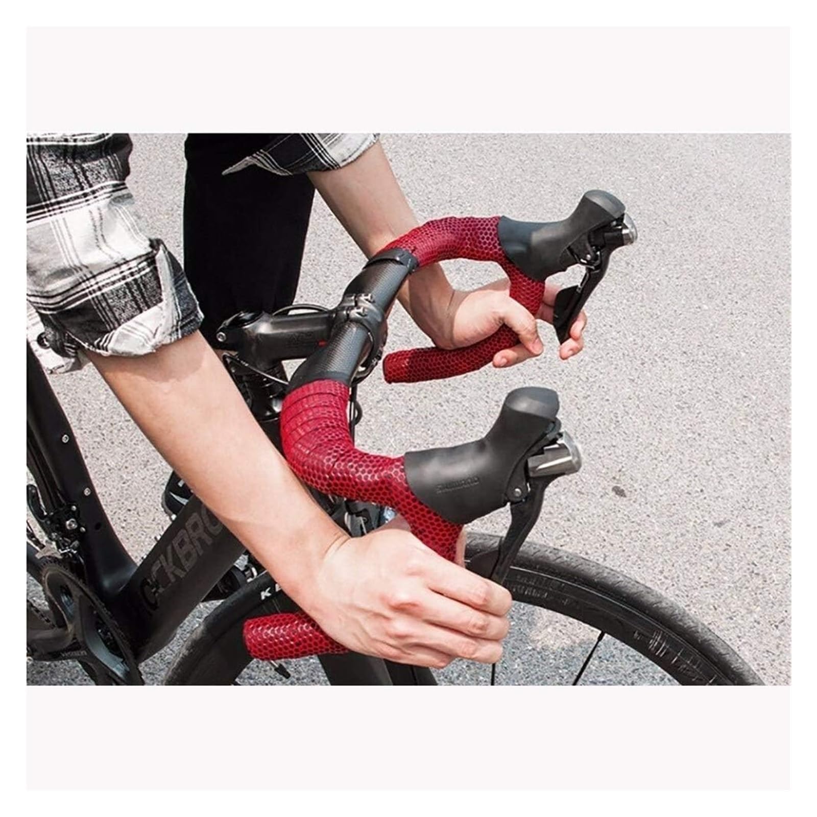Owijka na kierownicę rowerową, Uchwyt do roweru szosowego żel krzemionkowy miękki, oddychający drążek podnoszenia MTB naprawiono pasek zębaty