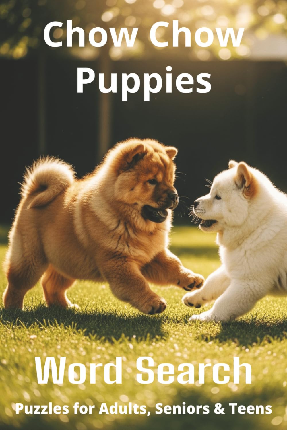 Words About Chow Chow Puppies Word Search Puzzles: Easy-to-Read Word Searches About Chow Chow Puppies – Loyal Companions, Training, Fun Facts & More | ... Pet Lovers, Vacations, and Relaxing Moments
