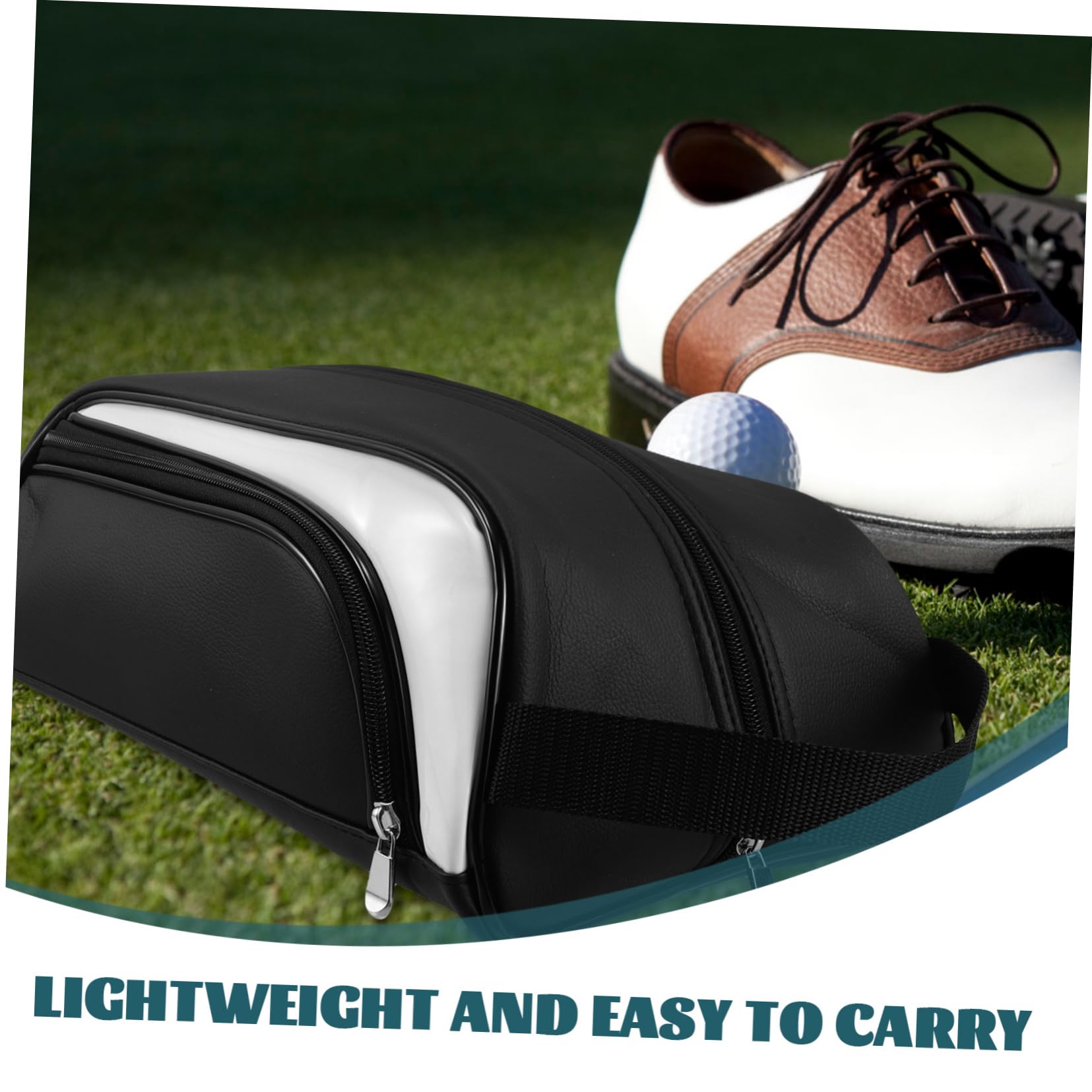 Pu Schuhbeutel für Sneaker und Golfschuhe, Staubdicht, Weiß