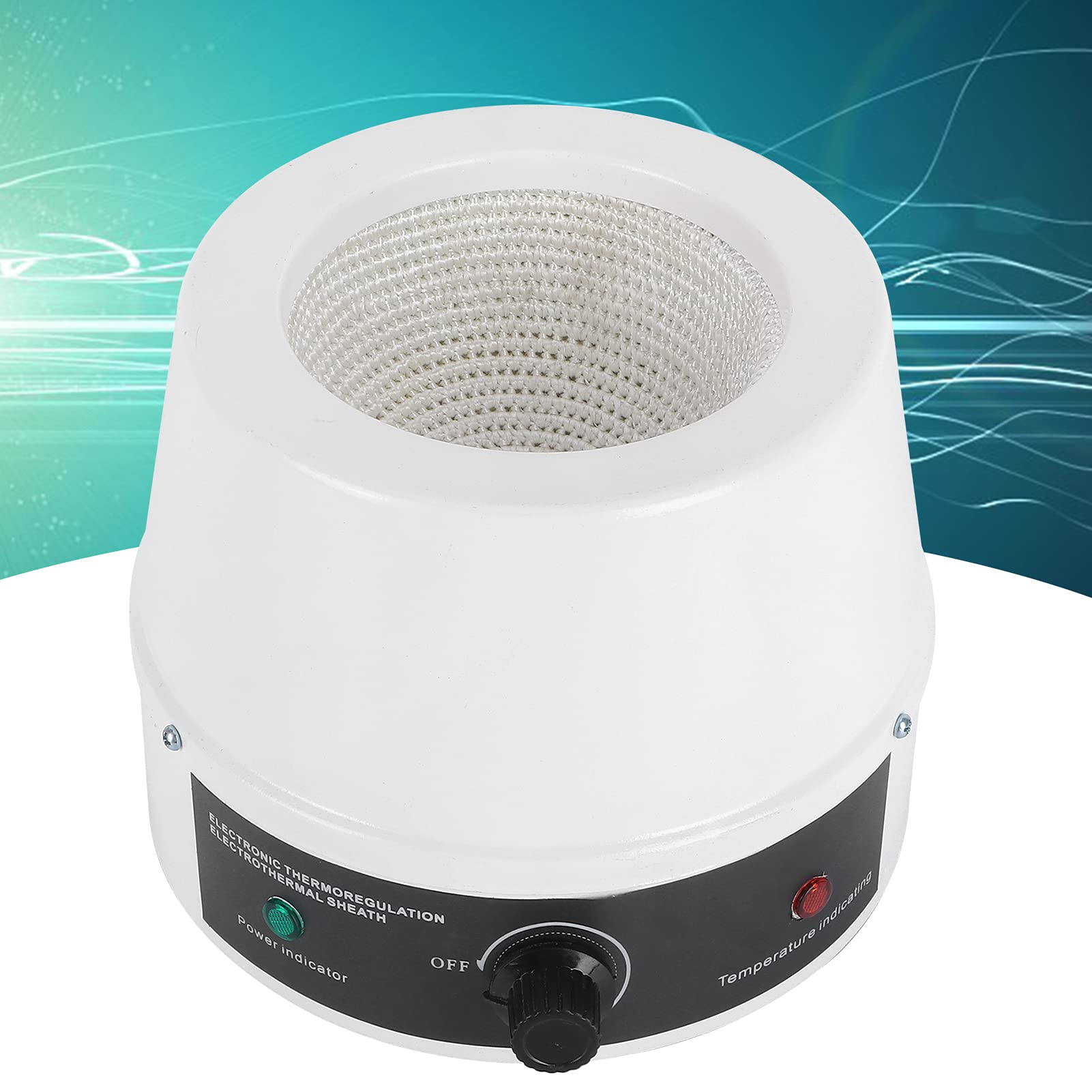 ZJchao Mantello Riscaldante Elettrico Giacca Termostatica da Laboratorio Strumento di Controllo della Temperatura per il Riscaldamento di Liquidi Laboratori Universitari (Spina UE da 1000 ml 220 V)