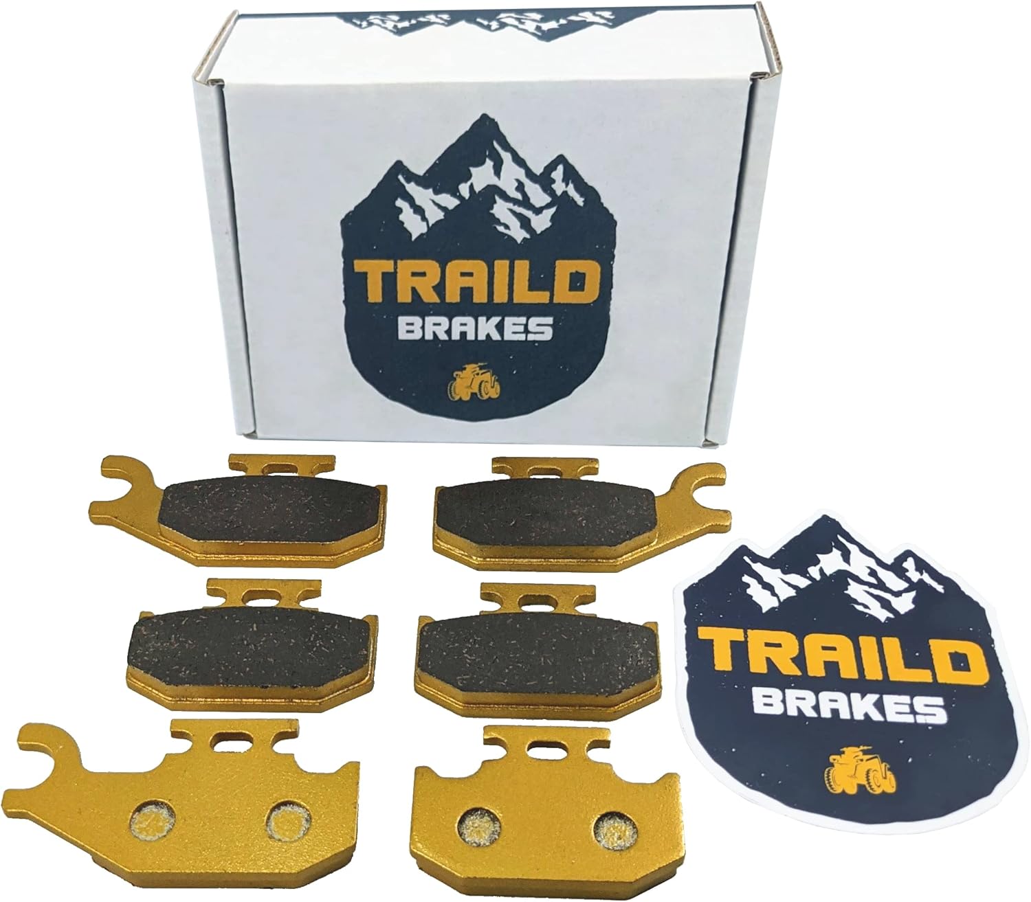 Can Am BRP Renegade 800/500 2007-2012 Ceramic Brake Pad Set Front & Rear