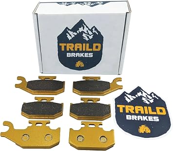 Can-Am Outlander 400, 500, 650, 800 2004-2012 Ceramic Front & Rear Brake Pad Set