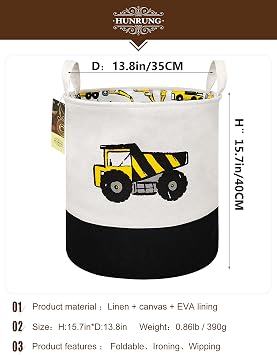 Laundry Hamper Gift Baskets,Collapsible Fabric Storage Basket, Engineering