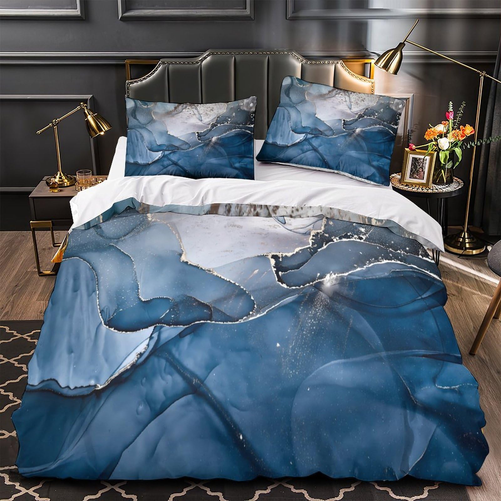 Drap de couette océan bleu moderne pour transformer votre chambre en havre de paix