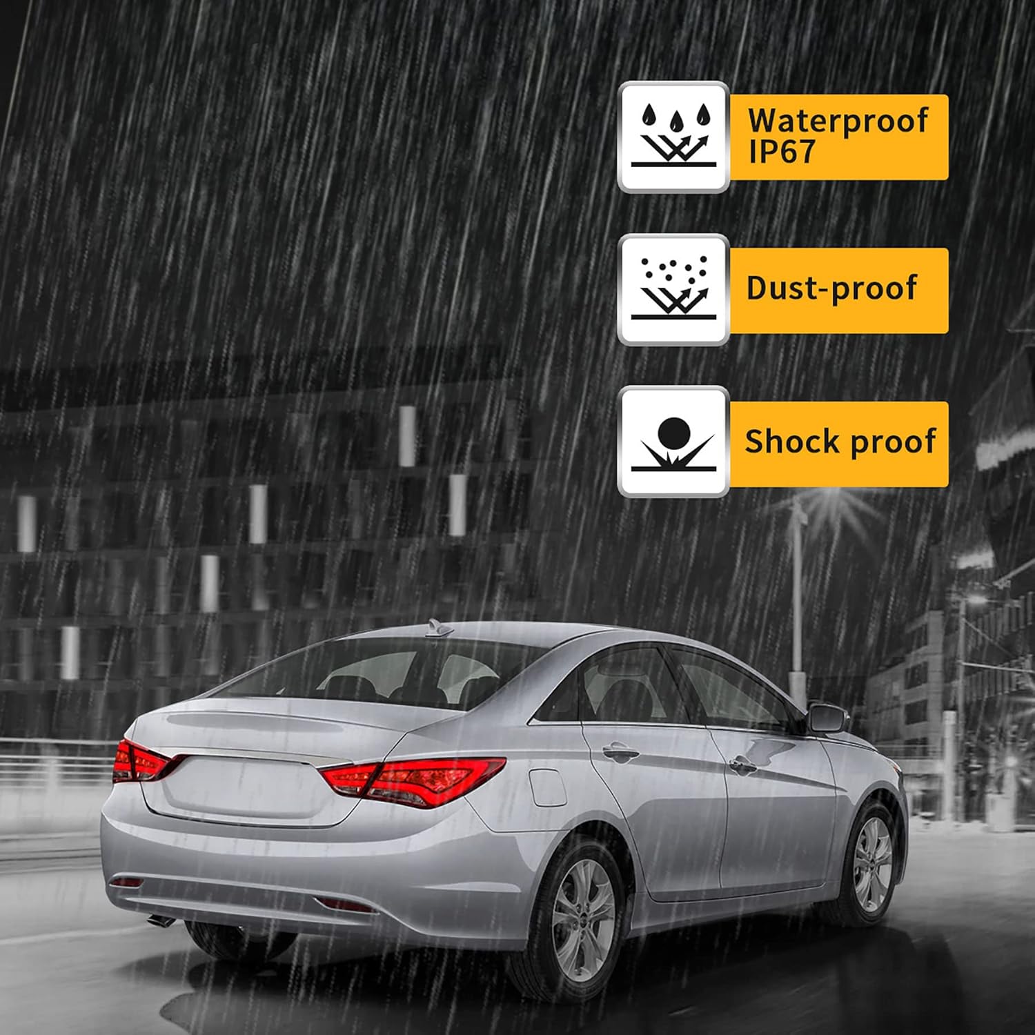 VLAND LED Tail lights Compatible with Hyundai Sonata 2011 2012 2013 2014(Only for US Version) Not Fit For 2013-2014 (2.0T/2.0T Limited) Red Clear Lens Rear Lamp Assembly Sold as Pair