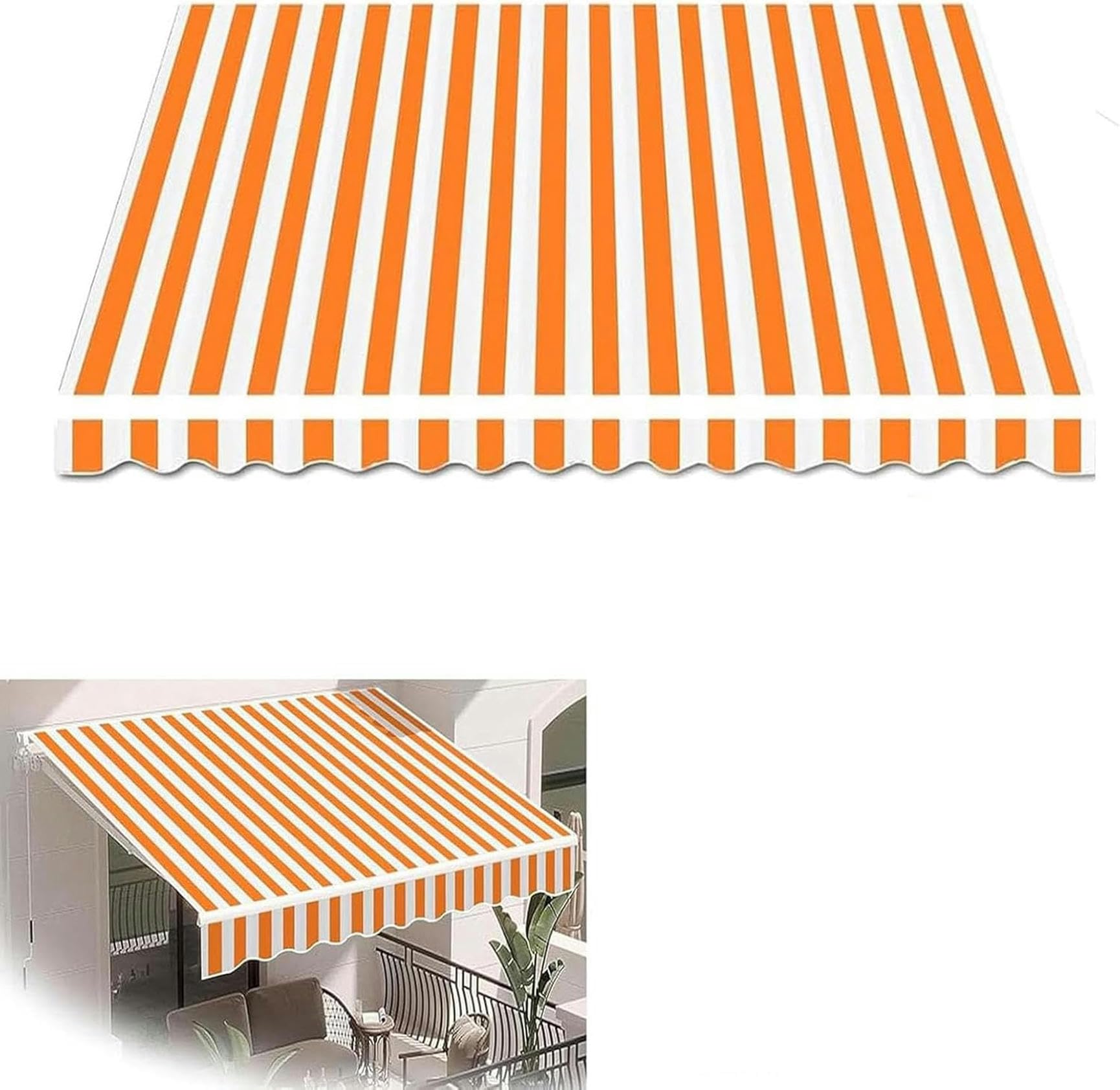 Toile pour auvent de terrasse 3,66 m : stop à la chaleur sous votre store rétractable