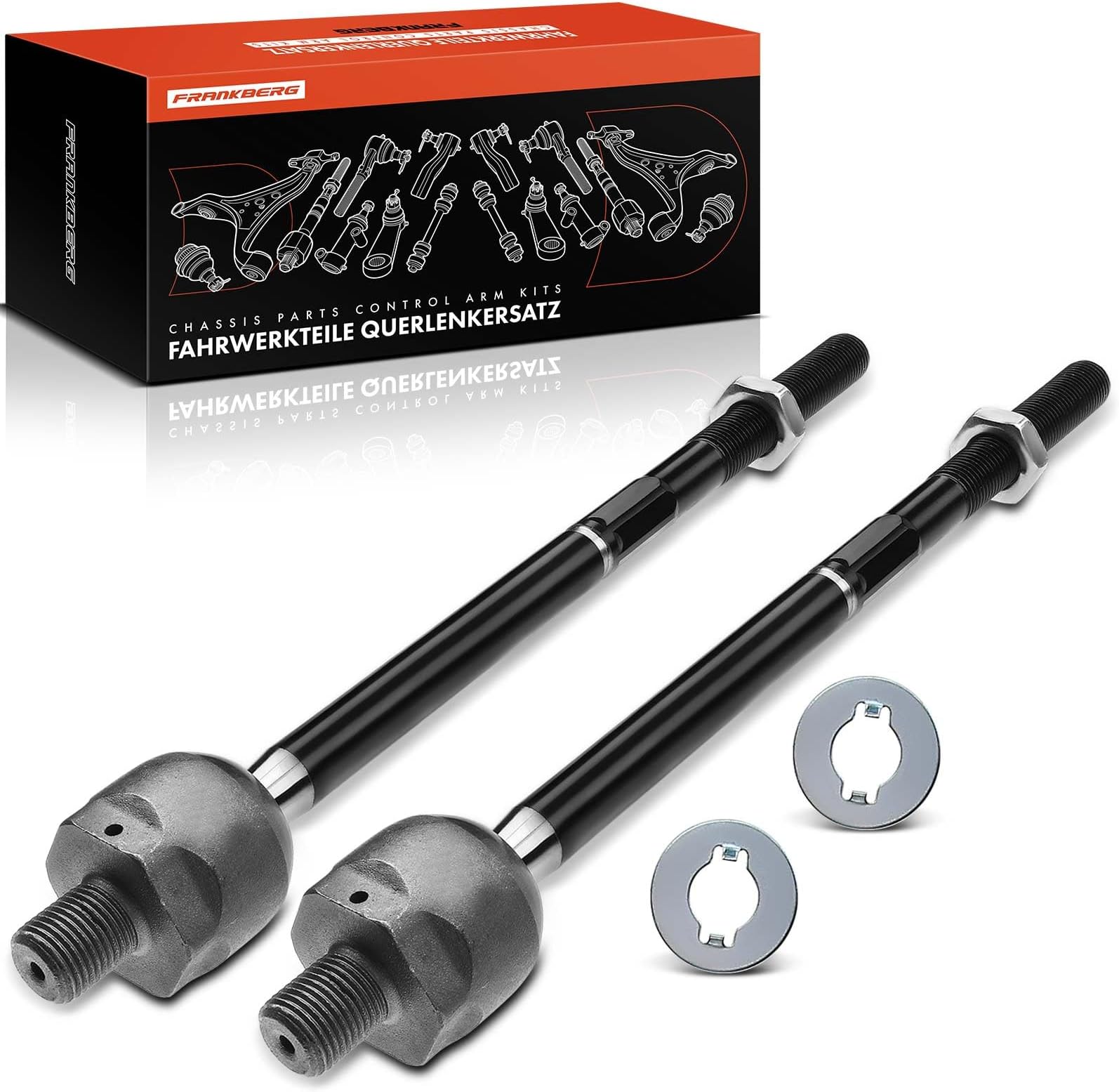 A-Premium 2 x Front Inner Tie Rod Ends, Compatible with Ford Crown Victoria 2003-2011, Lincoln Town Car 2003-2011, Mercury Grand Marquis 2003-2011, Marauder 2003-2004