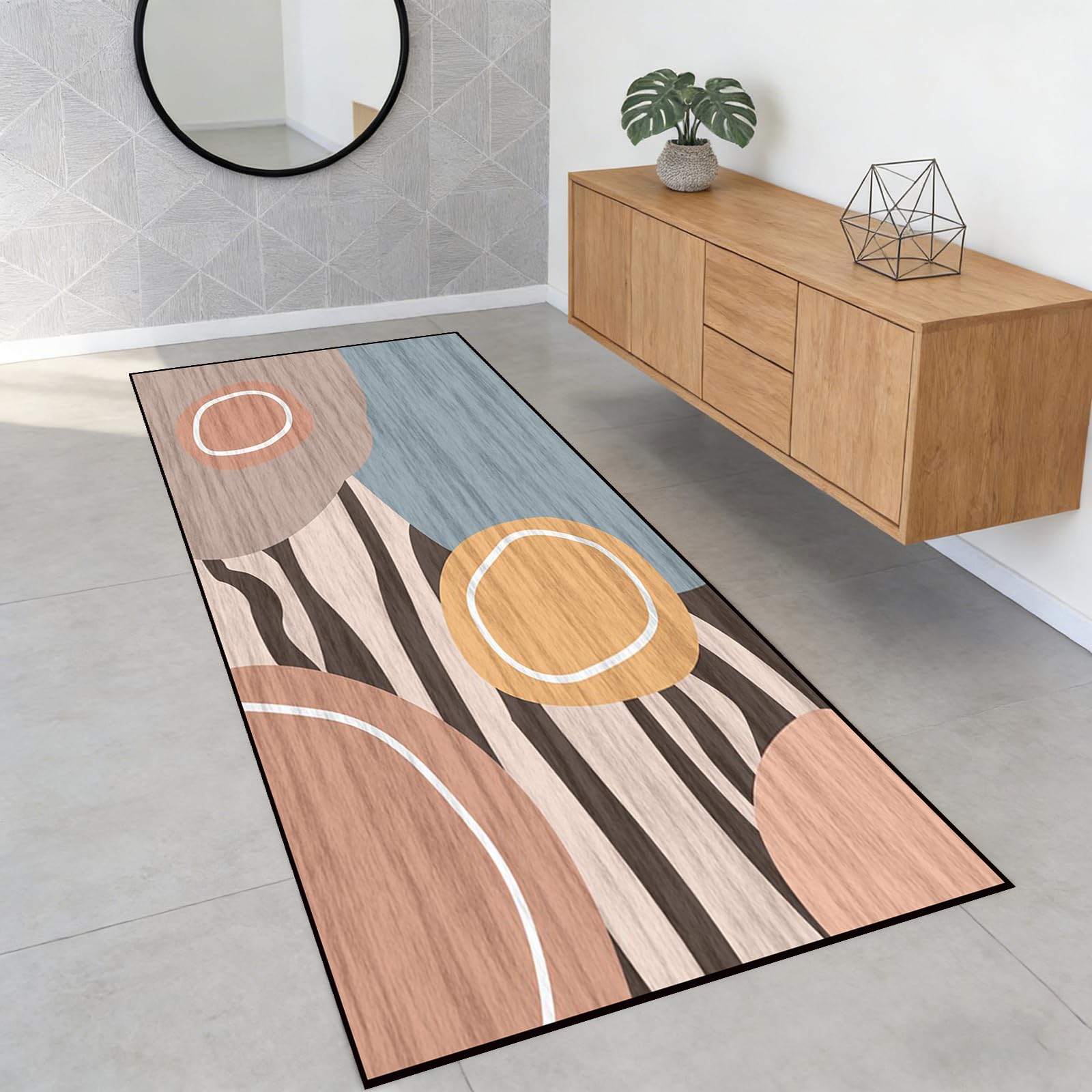 Tapis cuisine devant évier confort pieds nus lavable grand format