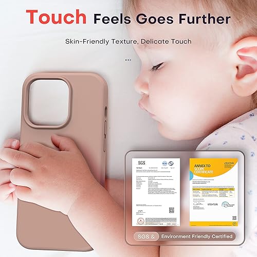 Vista 383 de TOCOL - Funda 5 en 1 para iPhone 11, con 2 protectores de pantalla + 2 protectores de lente de cámara, funda delgada de silicona líquida a prueba