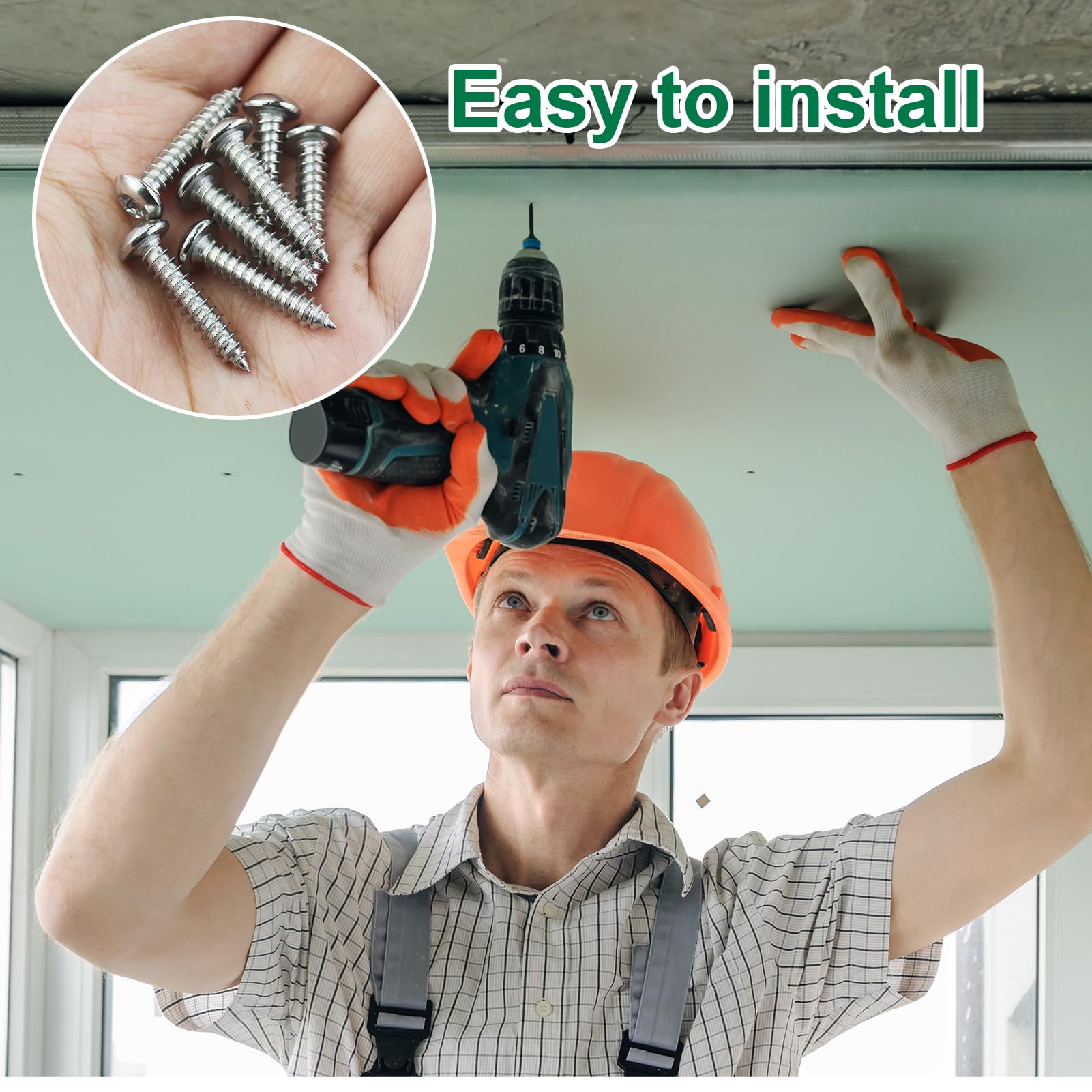 Duratool TPTB525 - Viti Torx Con Testa A Bottone, In Acciaio INOX, M5 X 25 Mm, Confezione Da 50