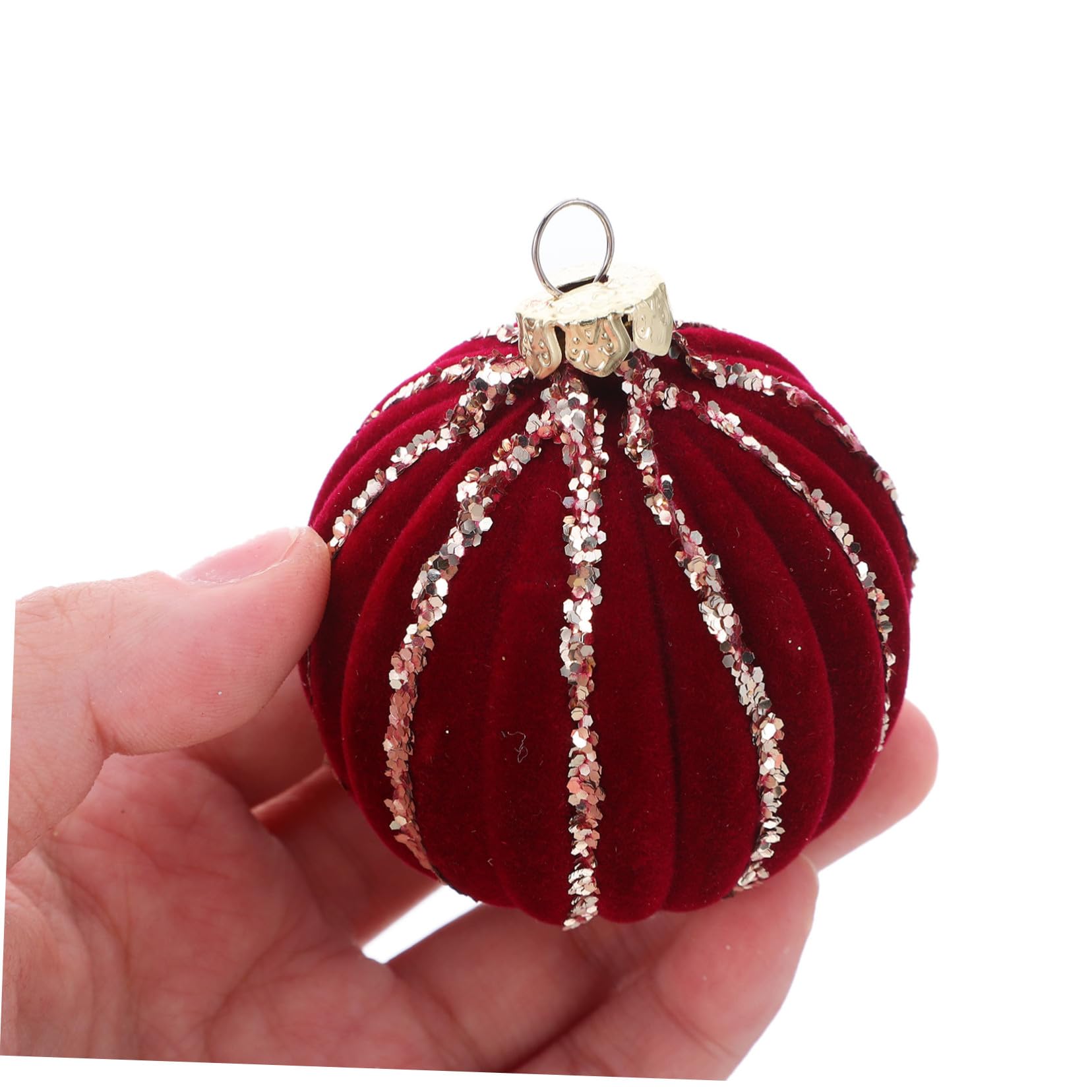 16 Adornos Rojos para El Hogar Fiestas Decoración Navideña Bolas Festivas Colgantes Árboles Irrompibles De Flocados Decoración De Oficina Bolas De Árbol