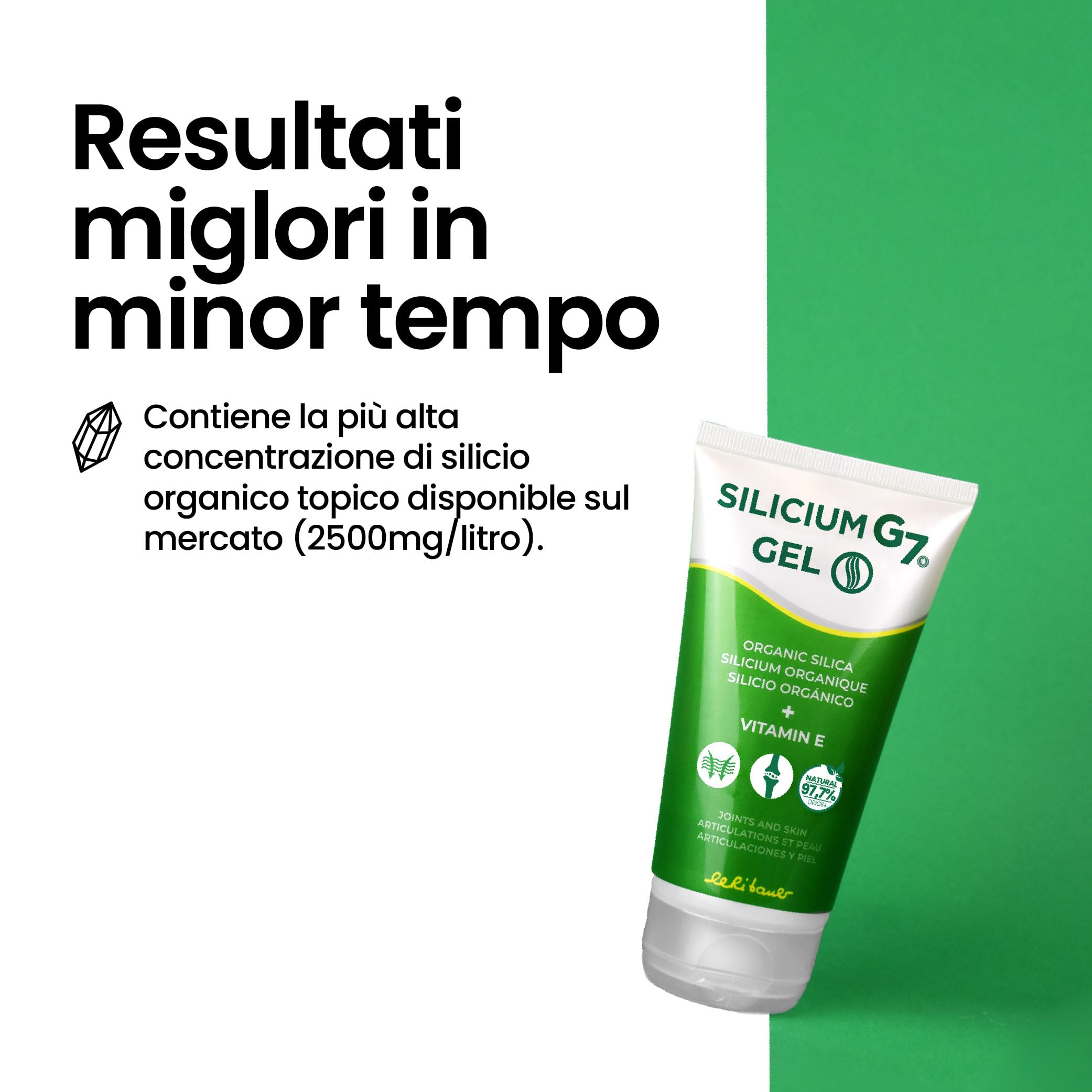 Silicium G7 Set completo: G7 Original + G7 Activ + Gel di Silicio 150 ml - Integratore di silicio per il benessere di articolazioni, pelle e vitalità