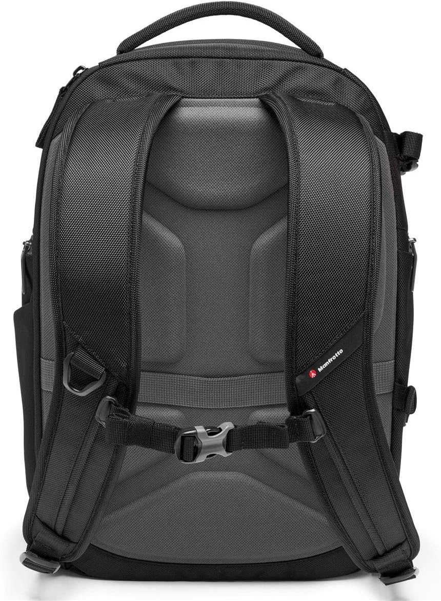 Manfrotto MB MA2-BP-GM Advanced² Gear M Camera and Laptop Backpack, for DSLR and Mirrorless with Standard Lenses, Full Front Compartment, Convertible Padded Divider System, Tripod Strap, Coated Fabric